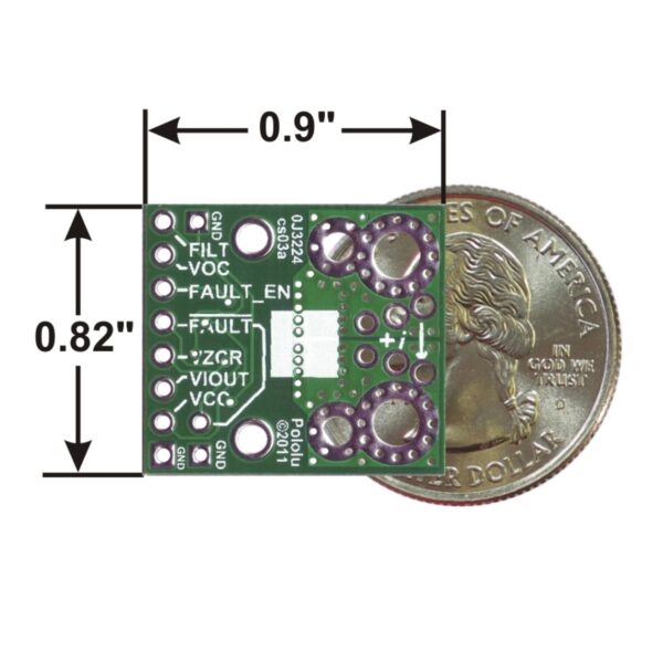 Sensor de Corriente ACS709 de -75A a 75A (ÚLTIMAS PIEZAS) - Imagen 3