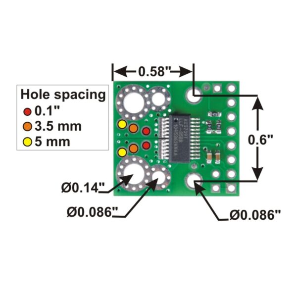 Sensor de Corriente ACS709 de -75A a 75A (ÚLTIMAS PIEZAS) - Imagen 5