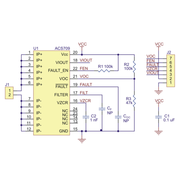 Sensor de Corriente ACS709 de -75A a 75A (ÚLTIMAS PIEZAS) - Imagen 7