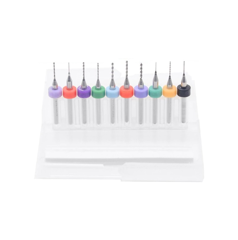 OwnMy - Juego De 40 Brocas Para PCB De 0,1 A 3,0 Mm, Juego De Brocas Pequeñas, Placa De Circuito