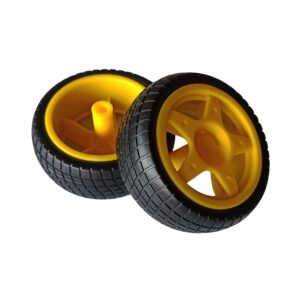 Par de Llantas para Motorreductor de Plástico 65x26mm