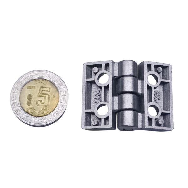 Bisagra de Aleación de Zinc para Perfil 2020 - Cromo - Imagen 3