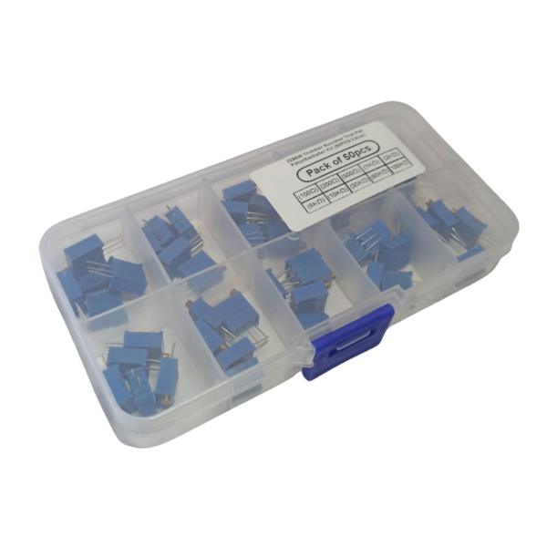 Kit de Potenciometros Trimpot 3296W — 50 Piezas