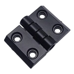 Bisagra de Aleación de Zinc para Perfil 4040 - Negro