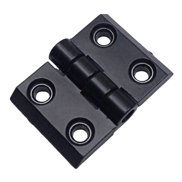 Bisagra de Aleación de Zinc para Perfil 4040 - Negro