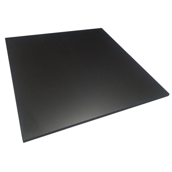 Placa de Sintra o PVC Espumado color Negro 29.5 X 29.5 cm — 6mm