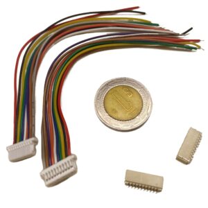 Par de Cables con Conector Micro JST SH1.0 — 10 Pines