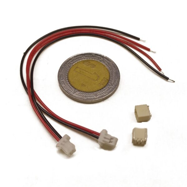 Cable con Conector JST SH 1.0 Macho-Hembra — 2 Pines