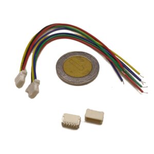Par de Cables con Conector Micro JST SH1.0 — 5 Pines