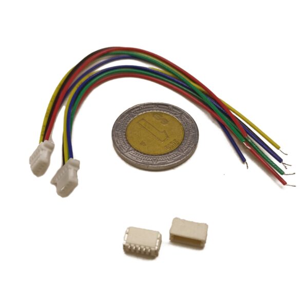 Par de Cables con Conector Micro JST SH1.0 — 5 Pines