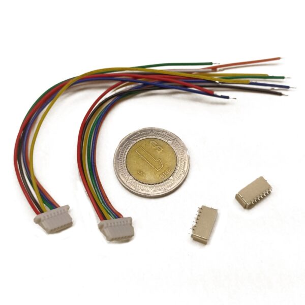 Par de Cables con Conector Micro JST SH1.0 — 7 Pines