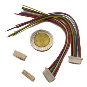 Par de Cables con Conector Micro JST SH1.0 — 9 Pines