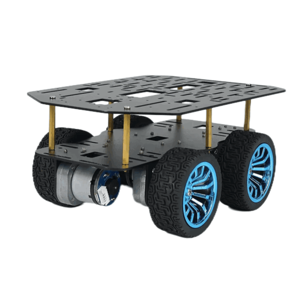 Chasis de Aleación de Aluminio — Robot Inteligente MSPM0