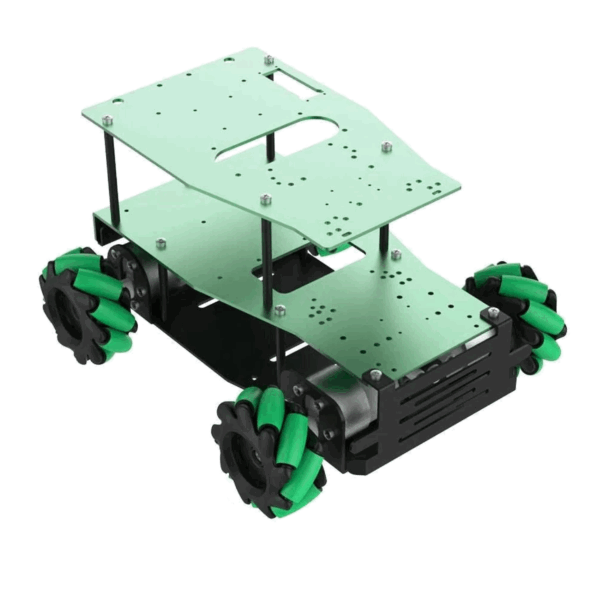 ROS Robot - Chasis de Aluminio con Ruedas Mecanum (Mediano)