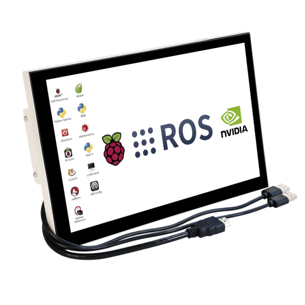 Pantalla Touch Capacitiva 10.1" HDMI con Carcasa Metálica — 1280x800p