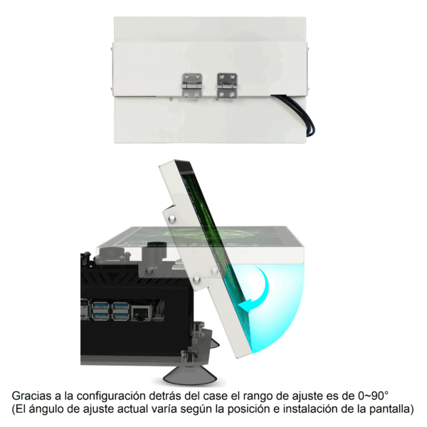 Pantalla Touch Capacitiva 10.1" HDMI con Carcasa Metálica — 1280x800p - Imagen 4
