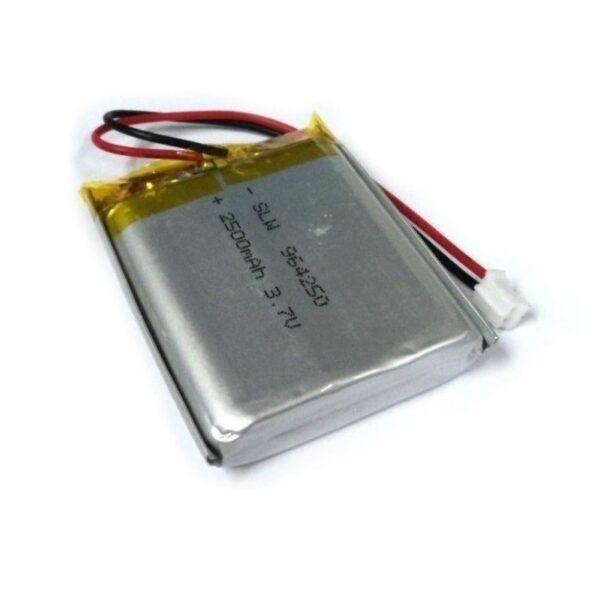 Batería LiPo 3.7 V, 2500mAh - 1S1P 2C