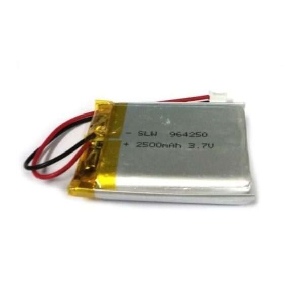 Batería LiPo 3.7 V, 2500mAh - 1S1P 2C - Imagen 2