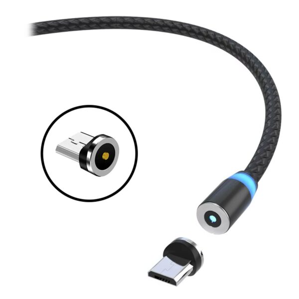 Cable de Alimentación con Conectores Magnéticos (Micro USB/Tipo "C"/Iphone) - Imagen 3