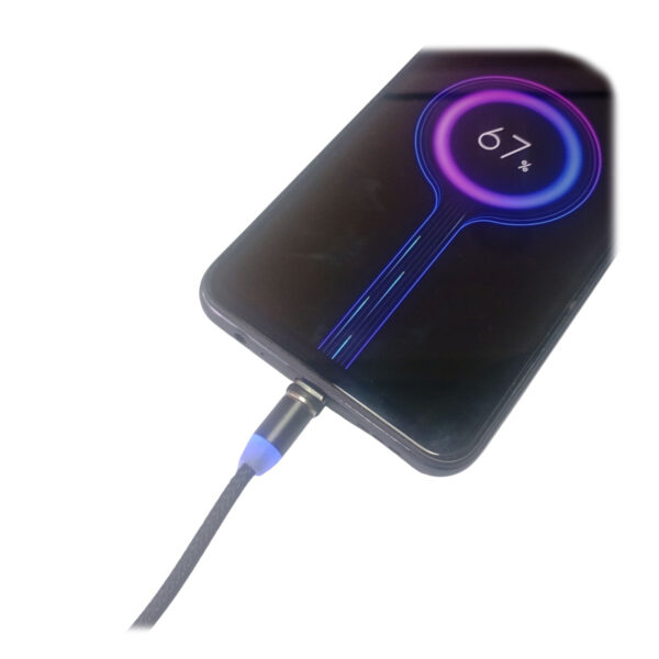 Cable de Alimentación con Conectores Magnéticos (Micro USB/Tipo "C"/Iphone) - Imagen 5