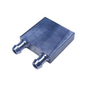 Bloque de Enfriamiento Líquido para Celda Peltier — 40x40x12mm