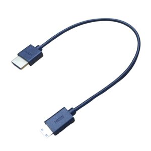 Cable HDMI a Mini HDMI Ultra Delgado, 4K60p — 30cm