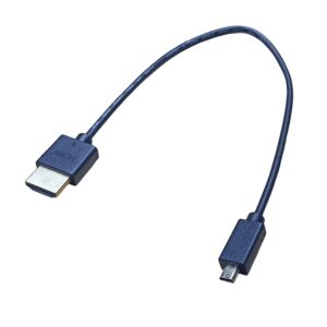 Cable HDMI a Micro HDMI Ultra Delgado, 4K60p — 30cm