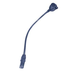 Extensión RJ45 Macho-Hembra con Panel Montable — 30cm