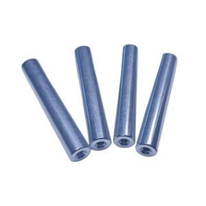 Espaciador de Aluminio Redondo M4x60mm — 4 Piezas (Hembra-Hembra)