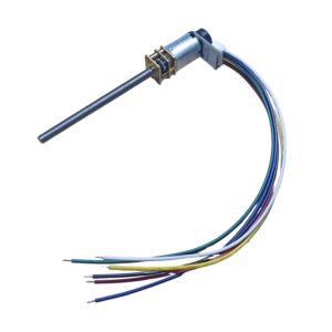 Micro Motorreductor 6VDC con Encoder — 300 RPM (Eje de Husillo M4)