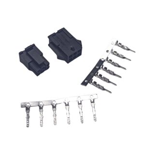 Conectores Molex Macho y Hembra MX3 (43025 y 43020) — 6 Pines