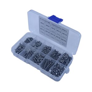 Kit de Tornillos Allen con Tuercas Hexagonales M3 — 340 Piezas