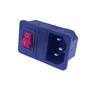 Toma Corriente con Switch Basculante AC-01 (250V, 10A)