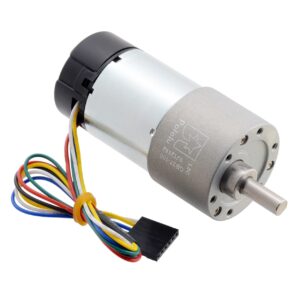 100:1 Motorreductor Metálico 37D X 73L Con Encoder de 64 CPR (Helicoidal) - 24V