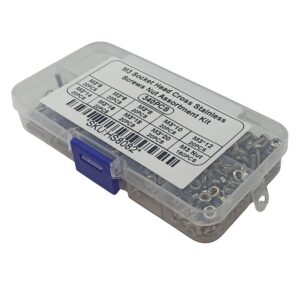 Kit de Tornillos Phillips con Tuercas Hexagonales M3 — 340 Piezas